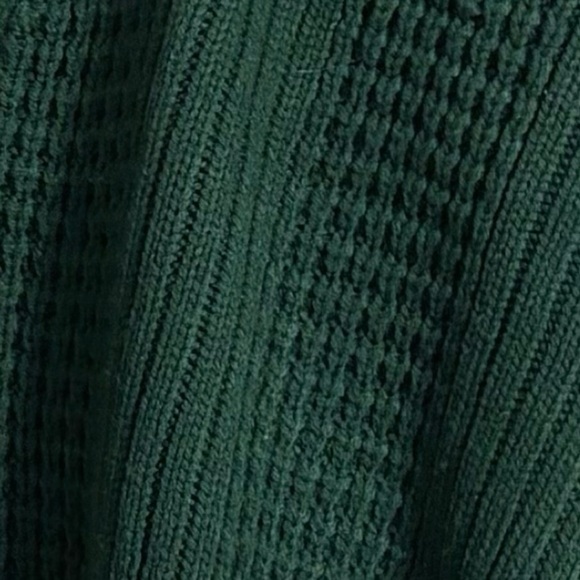 Vintage Towncraft “Grandpa” “Grunge” Green Knit Cardigan Sweater Men’s Size XL - Picture 6 of 6